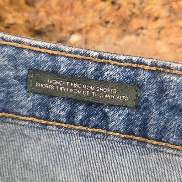 Wild Fable Happy Highest Rise Mom Denim Shorts - SZ 6 - Picture 4 of 6